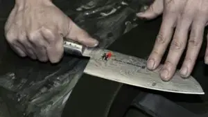 Japanese honbazuke sharpening method