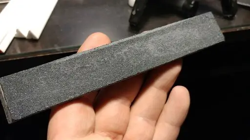 why sharpening stone getting clogged