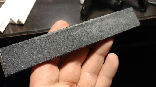 why sharpening stone getting clogged